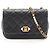 Borsa a tracolla in pelle matelassé Chanel Nero