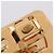 Barrette Logo Chanel placcata oro D'oro - vista 3