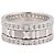 Anello Atlas Tiffany & Co. con diamanti Argento - vista 3
