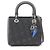 Christian Dior Lady Dior Cannage Handtasche Schwarz