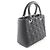Christian Dior Lady Dior Cannage Handtasche Schwarz - Ansicht 2