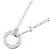 Collana Cartier Love Circle in oro bianco con diamante