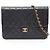 Borsa a Spalla Chanel Matelassé Push-Lock Nero