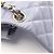 Borsa a tracolla Chanel Mini Matelassé Metallic Blu - vista 6
