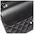 Borsa a Spalla Chanel Matelassé Double Flap Nero - vista 6
