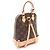 Zaino Louis Vuitton Alma Marrone Monogramma - vista 2