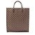 Louis Vuitton Sac Plat Damier Ebene Tote Bag Marrone