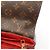 Borsa a tracolla Louis Vuitton Saint Placido Monogram Cerise Marrone Rosso Fuschia Monogramma - vista 9