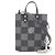 Louis Vuitton Sac Plat XS 2-Way Handbag Noir Damier ebène