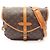 Borsa a Spalla Louis Vuitton Saumur 30 Marrone