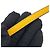 Borsa a tracolla Fendi Micro Flat Baguette Giallo - vista 11