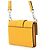 Borsa a tracolla Fendi Micro Flat Baguette Giallo - vista 2