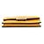 Borsa a tracolla Fendi Micro Flat Baguette Giallo - vista 3