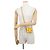 Borsa a tracolla Fendi Micro Flat Baguette Giallo - vista 4