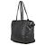 Borsa Tote in pelle nera Prada Nero - vista 2