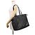Borsa Tote in pelle nera Prada Nero - vista 4