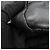 Borsa Tote in pelle nera Prada Nero - vista 7