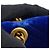 Borsa Gucci GG Marmont Chevron in Velluto Blu - vista 13