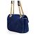 Borsa Gucci GG Marmont Chevron in Velluto Blu - vista 2