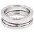 Bulgari Anello Bvlgari B-zero1 3-Band in oro bianco 18K Argento - vista 2