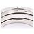 Bulgari Anello Bvlgari B-zero1 3-Band in oro bianco 18K Argento - vista 3