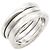 Bulgari Bvlgari B-zero1 3-Band Ring Silber