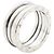 Bulgari Bvlgari B-zero1 3-Band Ring Silber - Ansicht 3