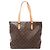 Borsa Cabas Mezzo Monogram Louis Vuitton Marrone