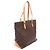 Borsa Cabas Mezzo Monogram Louis Vuitton Marrone - vista 2