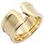 Anello Largo C2 Cartier in Oro Giallo 18K D'oro