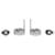Orecchini Gucci Interlocking G Stud  - vista 4