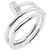 Cartier Juste un Clou Double Diamond Ring in 18K Weißgold Silber