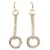 Cartier Trinity Ohrstecker Silber Golden  - Ansicht 1