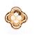 Louis Vuitton Ring Bague à la Folie Monogram Flower Ring Braun Golden