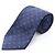 Cravatta Louis Vuitton Cravat Monogram 3D in seta Bianco Blu Blu navy