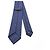 Cravatta Louis Vuitton Cravat Monogram 3D in seta Bianco Blu Blu navy - vista 3