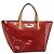 LOUIS VUITTON Borsa Monogram Vernis Bellevue PM Pomme D'amour M93583 Auth ka4891 Rosso