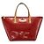 LOUIS VUITTON Borsa Monogram Vernis Bellevue PM Pomme D'amour M93583 Auth ka4891 Rosso - vista 13