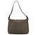 FENDI Zucchino Canvas Mamma Baguette Schultertasche Schwarz Authentisch 186465V - Ansicht 2