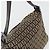 FENDI Zucchino Canvas Mamma Baguette Schultertasche Schwarz Authentisch 186465V - Ansicht 6