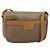 Borsa a Spalla GUCCI Micro GG Supreme PVC Beige Oro 001 14 0412 Auth 189340 D'oro