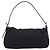 Borsa a mano FENDI Mamma Baguette in jersey di cotone Nero Argento Auth am11937A - vista 2