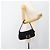 Borsa a mano FENDI Mamma Baguette in jersey di cotone Nero Argento Auth am11937A - vista 22
