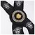 Bretelle VERSACE Medusa Metallo Nero Argento Auth BA13627 - view 9