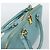 Saffiano Borsa PRADA in pelle Safiano 2way Blu Turchese Oro Auth 187253V D'oro - vista 14