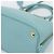 Saffiano Borsa PRADA in pelle Safiano 2way Blu Turchese Oro Auth 187253V D'oro - vista 17
