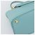 Saffiano Borsa PRADA in pelle Safiano 2way Blu Turchese Oro Auth 187253V D'oro - vista 20