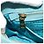 Saffiano Borsa PRADA in pelle Safiano 2way Blu Turchese Oro Auth 187253V D'oro - vista 27