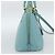 Saffiano Borsa PRADA in pelle Safiano 2way Blu Turchese Oro Auth 187253V D'oro - vista 3