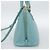 Saffiano Borsa PRADA in pelle Safiano 2way Blu Turchese Oro Auth 187253V D'oro - vista 4